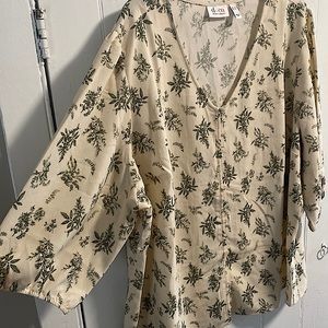 🌿Leaf Pattern Blouse🌿